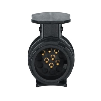 CARPOINT 0429518 Zásuvka pre príves s krytkou, čierna