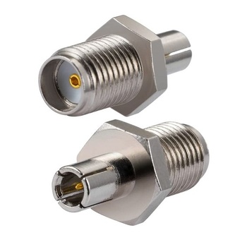 Adaptér Vecys SMA samica na TS9 samec, 2G 3G 4G anténny adaptér TS9 SMA anténny adaptér, 2 kusy,