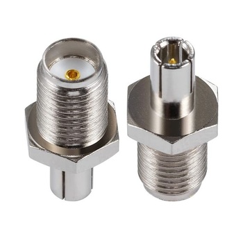 Adaptér Vecys SMA samica na TS9 samec, 2G 3G 4G anténny adaptér TS9 SMA anténny adaptér, 2 kusy,