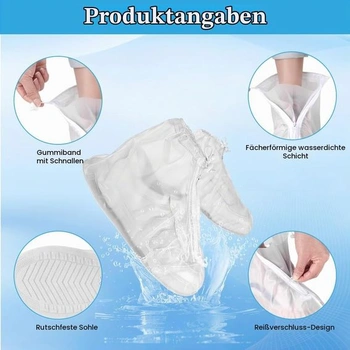 Návleky na kolo, pláštěnka na cyklistické boty, nepromokavé návleky na boty do terénu, průhledné,