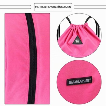 Taška do posilovny se stahovací šňůrkou, nepromokavá, na zip, batoh pro ženy i muže, cestovní sada