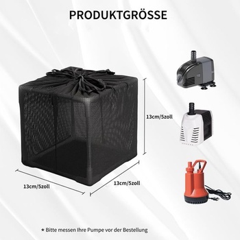 Filtračný box do jazierka, filtračné vrecko, sieťované filtračné vrecko, sieťované vrecko, bariérový