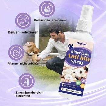 MagiSel horký sprej pre psov, horký sprej pre psov, horký sprej proti žuvaniu, 100ml repelentný sprej