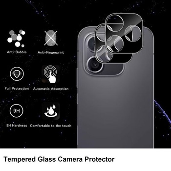 Holilo Ochranný kryt fotoaparátu pre Honor 600 Lite, balenie 2 kusov, odolný proti poškriabaniu HD
