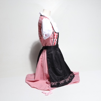 Dámsky kostým dirndl na Oktoberfest, kostým slúžky, kostým nemeckého pivného festivalu, bavorské