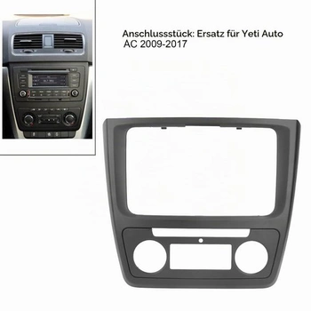 Rám autorádia, přední panel 2DIN autorádia, ABS, náhradní obložení pro autoklimatizaci, rok výroby