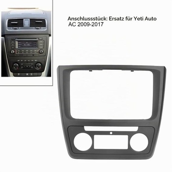 Rám autorádia, predný panel 2DIN autorádia, ABS, náhradné obloženie pre autoklimatizáciu, rok výroby