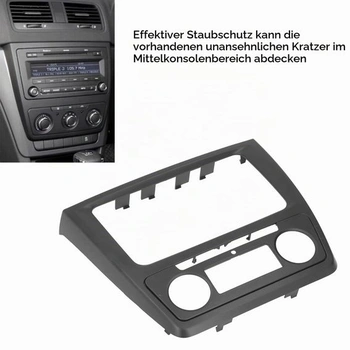 Rám autorádia, přední panel 2DIN autorádia, ABS, náhradní obložení pro autoklimatizaci, rok výroby