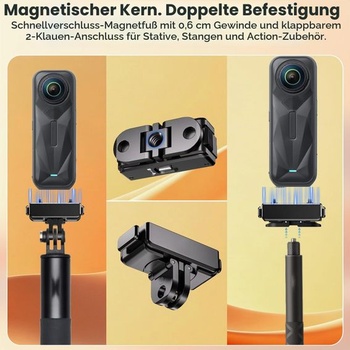 Magnetický adaptér PAIRIER pre Insta360 X5/X4 Air/Ace Pre 2/Ace