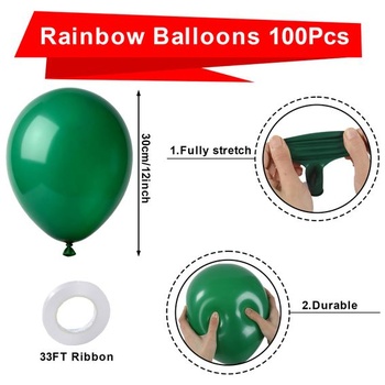Modré balóniky QIFU - 100 kusov tmavomodrých balónikov k narodeninám, latexové, héliové, tmavo modré