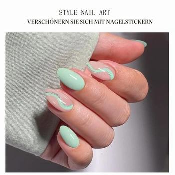 JMEOWIO Line Nail Fólie UV vytvrzující gelové nehty Samolepky na nehty