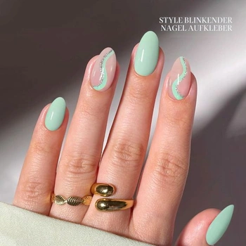 JMEOWIO Line Nail Fólie UV vytvrzující gelové nehty Samolepky na nehty