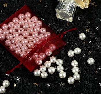 Naler 120 x organzové vrecká, vínový štýl, organzové vrecká na šperky, darčekové tašky na balenie, 7 x 9