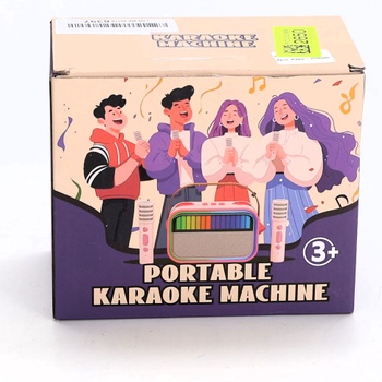 Karaoke automat pro děti i dospělé, dětská hračka pro dívky 3-12 let, dárek k narozeninám, přenosný
