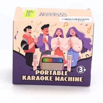 Karaoke automat pro děti i dospělé, dětská hračka pro dívky 3-12 let, dárek k narozeninám, přenosný