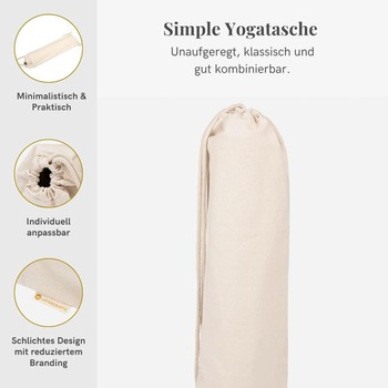 Taška na jogu Lotuscrafts Nandi vyrobená z organickej bavlny - Vyrobené férovo a ekologicky - Taška
