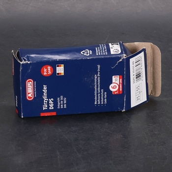 Abus valec s dvojitým vstupom D6PSN 35/55 mm Bkn, poniklovaný