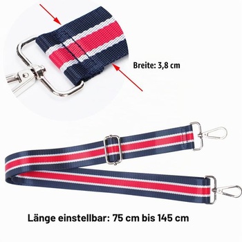 FLYAMAPIRIT Nastaviteľný ramenný popruh na tašky, 3,8 cm široký popruh na tašku, DIY príslušenstvo