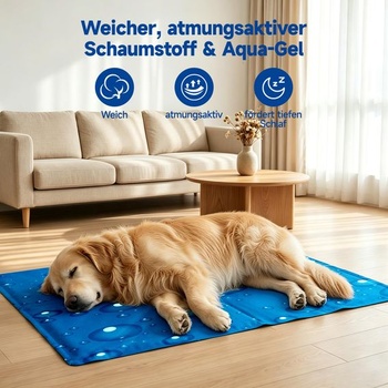 Chladiaca podložka Real Relax pre psov s chladiacim gélom šetrným k pokožke, chladiaca podložka pre