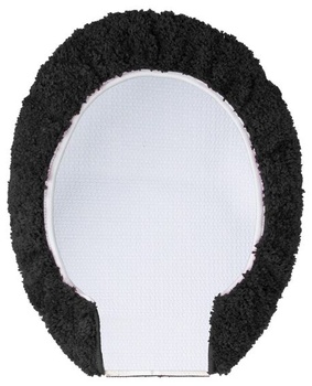 Poťah na toaletné sedátko Brandsseller 38x48 cm s výrezom, vyrobený z mäkkej mikrovláknovej tkaniny,