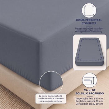 Kolekcia Degrees Home - Napínacie prestieradlo - 100% polyester, vysoko kvalitné mikrovlákno,