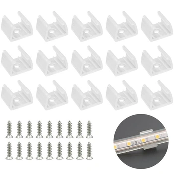 50 montážnych spôn pre LED pásky, vodotesné spony pre LED…