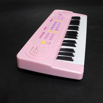 Elektronické klávesy pro děti ve věku 3, 4, 5, 6, 7 a 8 let, piano s mikrofonem, multifunkční