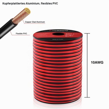 VIABRICO 30 metrov 10AWG 2x5,1 mm² Elektrický vodič, 2žilový kábel 5V/12V/24V Napájací kábel s