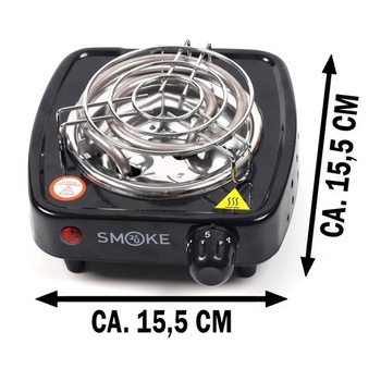 Elektrický zapaľovač dreveného uhlia Turbo Power 500 Watt, bleskovo rýchly, rúra na drevené uhlie,