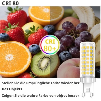 LED žiarovka G9 12W 3000K teplá biela, balenie 5 ks G9-12w-teplé svetlo
