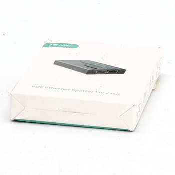 MT-VIKI PoE LAN rozbočovač 2 porty 1000Mbps Gigabit Dual RJ45 rozbočovač pro Cat5e/6/7/8 kabel pro