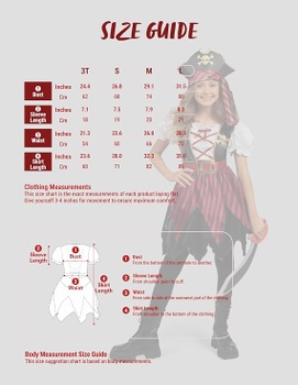 Dětský kostým Spooktacular Creations pirátka vel. M