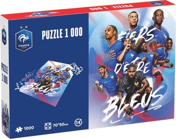 Megableu – Oficiálne puzzle FFF s 1000 dielikmi – Pride of the Blue Football – Puzzle s francúzskym