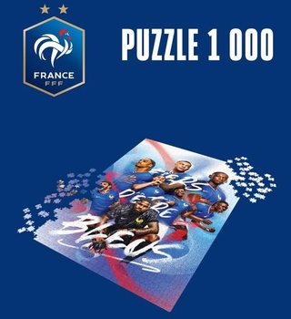 Megableu – Oficiálne puzzle FFF s 1000 dielikmi – Pride of the Blue Football – Puzzle s francúzskym
