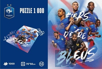 Megableu – Oficiálne puzzle FFF s 1000 dielikmi – Pride of the Blue Football – Puzzle s francúzskym