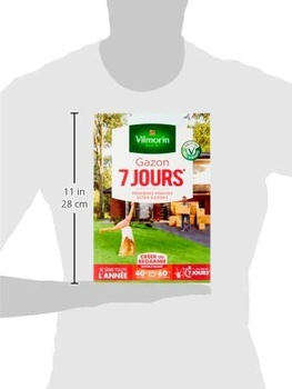 Vilmorin 4460714 7denní hnojivo na trávník, zelené, 1 kg