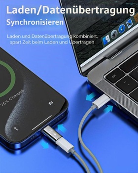 (65W) USB-C samec na Lightning samice nabíjecí adaptér (3 ks) Type-C rychlé nabíjení napájecí kabel