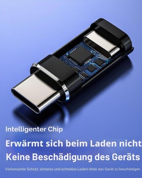 (65W) USB-C samec na Lightning samice nabíjecí adaptér (3 ks) Type-C rychlé nabíjení napájecí kabel
