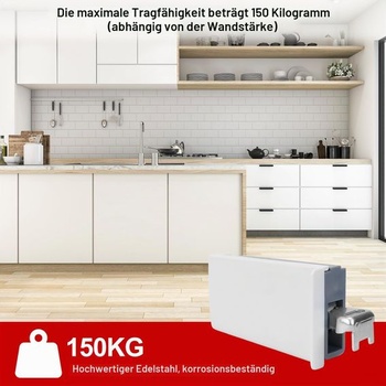 Súprava závesov na skrinky, nástenný držiak, nástenná montáž pre skrinku