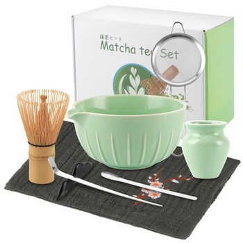 APACALI 8dielna sada na Matcha, metla na Matcha, miska na…