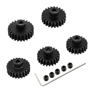 Kovový oceľový hriadeľ 3,175 mm 32P pastorok sada 20T 21T…