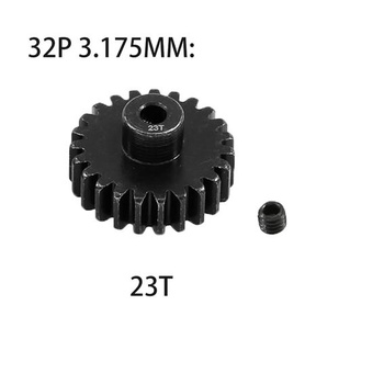 Kovový oceľový hriadeľ 3,175 mm 32P pastorok sada 20T 21T 22T 23T 24T kompatibilný s 1/10 pásovým