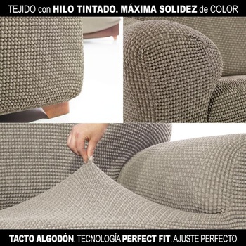 Super elastický poťah na leňošku SOFASKINS®, poťah na ľavú dlhú podrúčku, priedušný, pohodlný a
