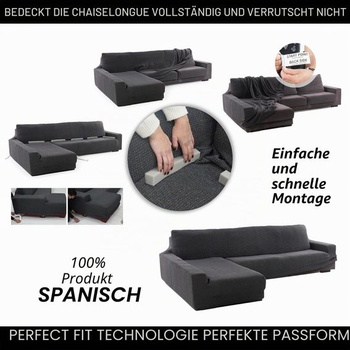 Super elastický poťah na leňošku SOFASKINS®, poťah na ľavú dlhú podrúčku, priedušný, pohodlný a