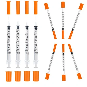 20 kusov plastových skúmaviek s objemom 1 ml/cc (31 g, 6 mm) viacúčelových odmeriek, jednotlivo