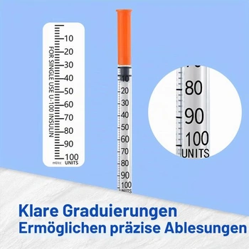 20 kusov plastových skúmaviek s objemom 1 ml/cc (31 g, 6 mm) viacúčelových odmeriek, jednotlivo
