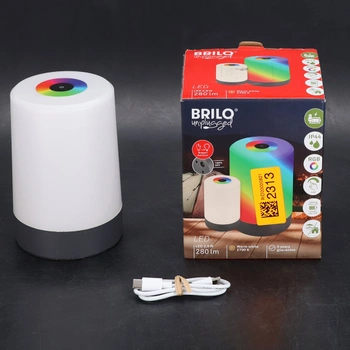 Briloner - Bezdrôtová stojacia lampa Riffle, dotyková, stmievateľná, pamäťová funkcia, stojacia lampa