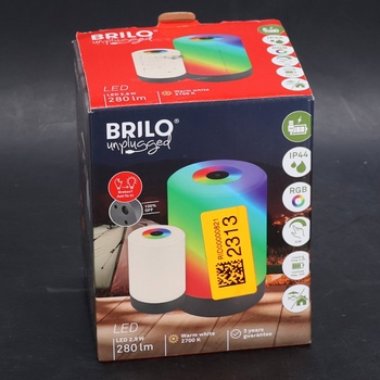 Briloner - Bezdrôtová stojacia lampa Riffle, dotyková, stmievateľná, pamäťová funkcia, stojacia lampa