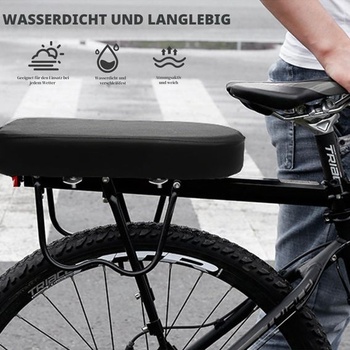 Sedák bicykla, zadné sedadlo bicykla, zadné sedadlo bicykla pre horské bicykle,