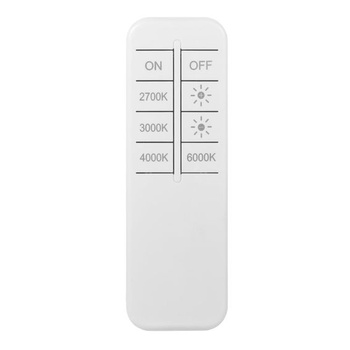 2,4 GHz LED diaľkové ovládanie, dosah 10 m, 4 teploty farieb (2700K-6000K)